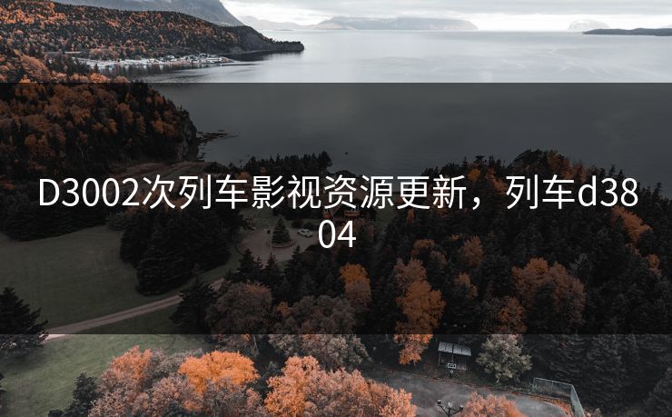 D3002次列车影视资源更新，列车d3804