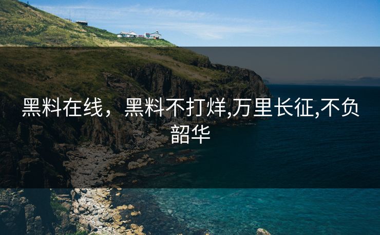 黑料在线，黑料不打烊,万里长征,不负韶华